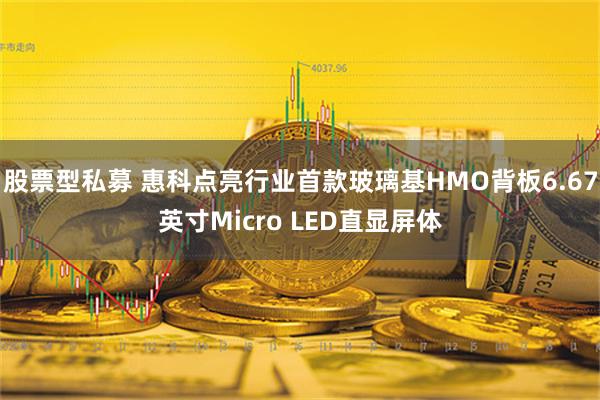 股票型私募 惠科点亮行业首款玻璃基HMO背板6.67英寸Micro LED直显屏体