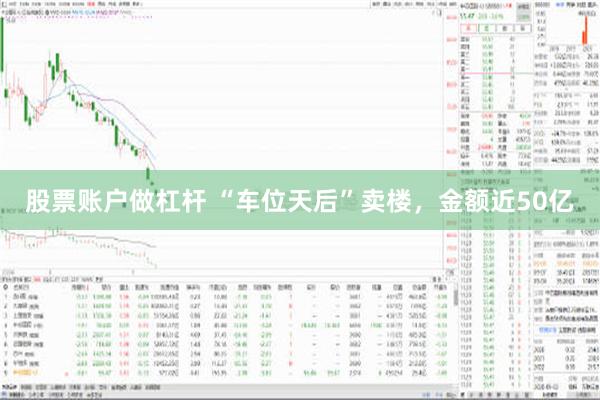 股票账户做杠杆 “车位天后”卖楼，金额近50亿